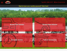 Tablet Screenshot of crystalautomall.com